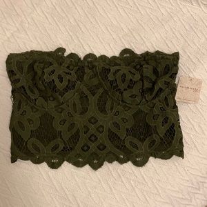 Free people strapless bralette size medium